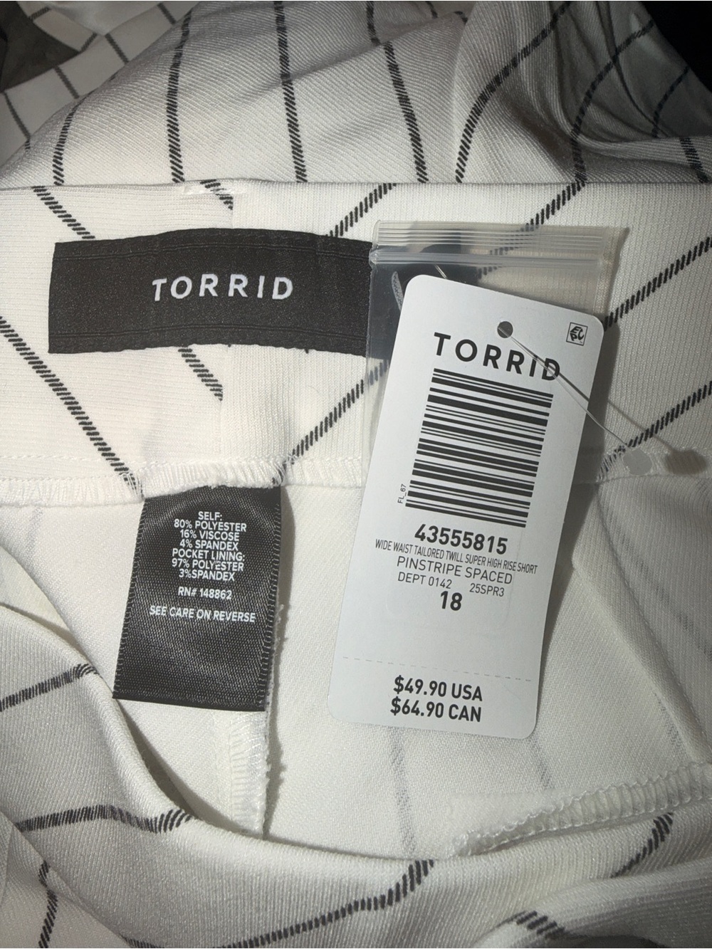 Torrid Super High-Rise Tailored Short - Picture 5 of 9